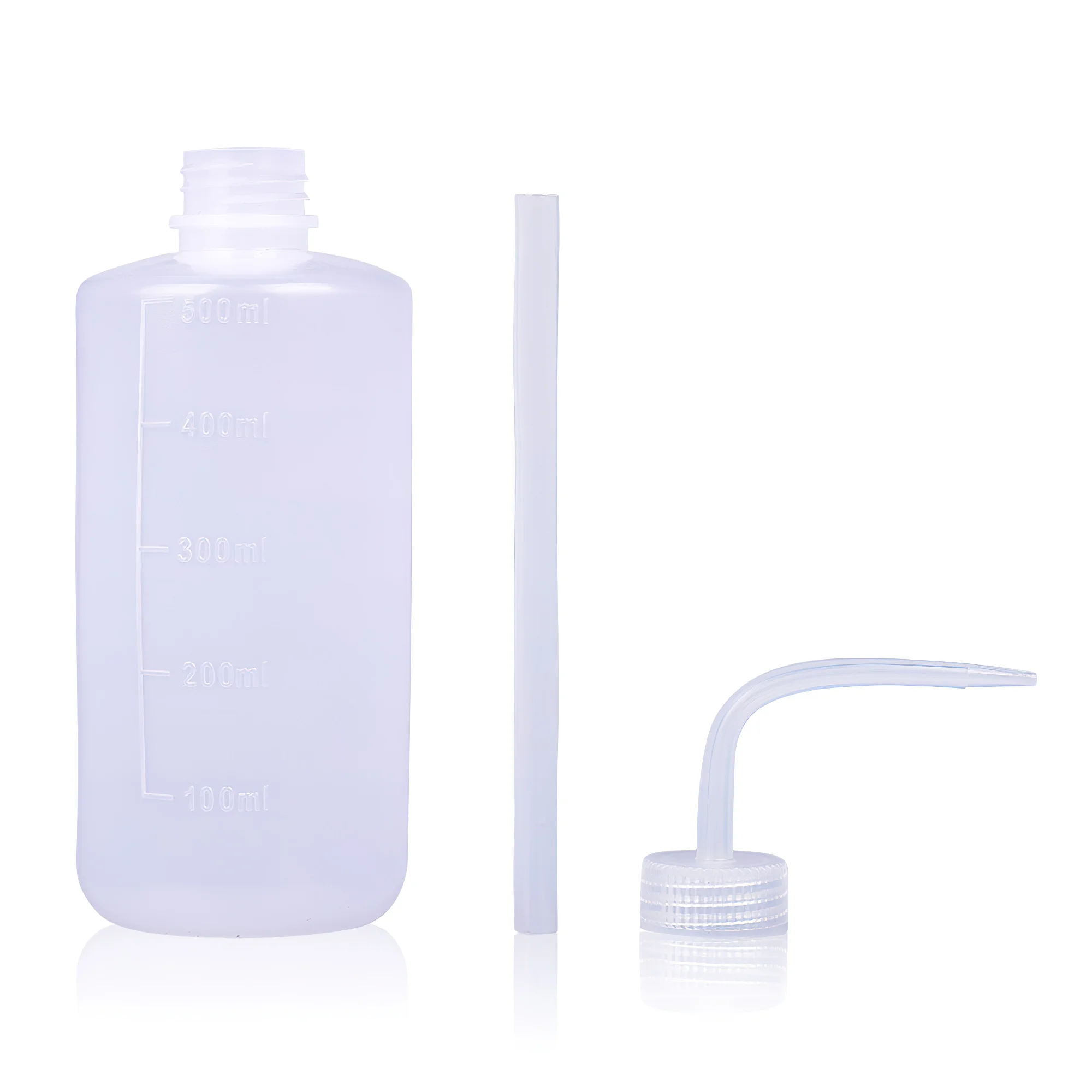Gnorium 500ml Plastic Curved Nozzle Liquid Injection Bottle BOT500