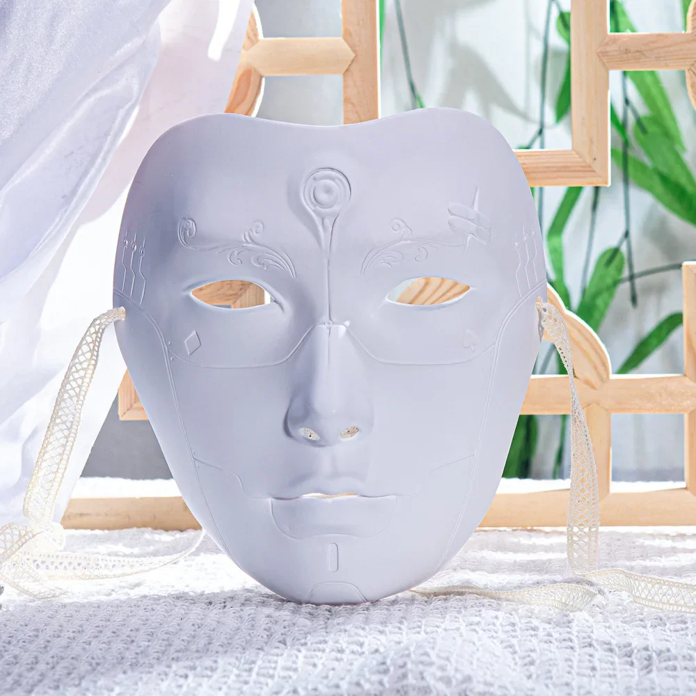 Maschera per travestimento cinese Mezza maschera completa per donna Uomo Cosplay Puntelli per fotografia per feste Decorazioni di Halloween Maschere COS