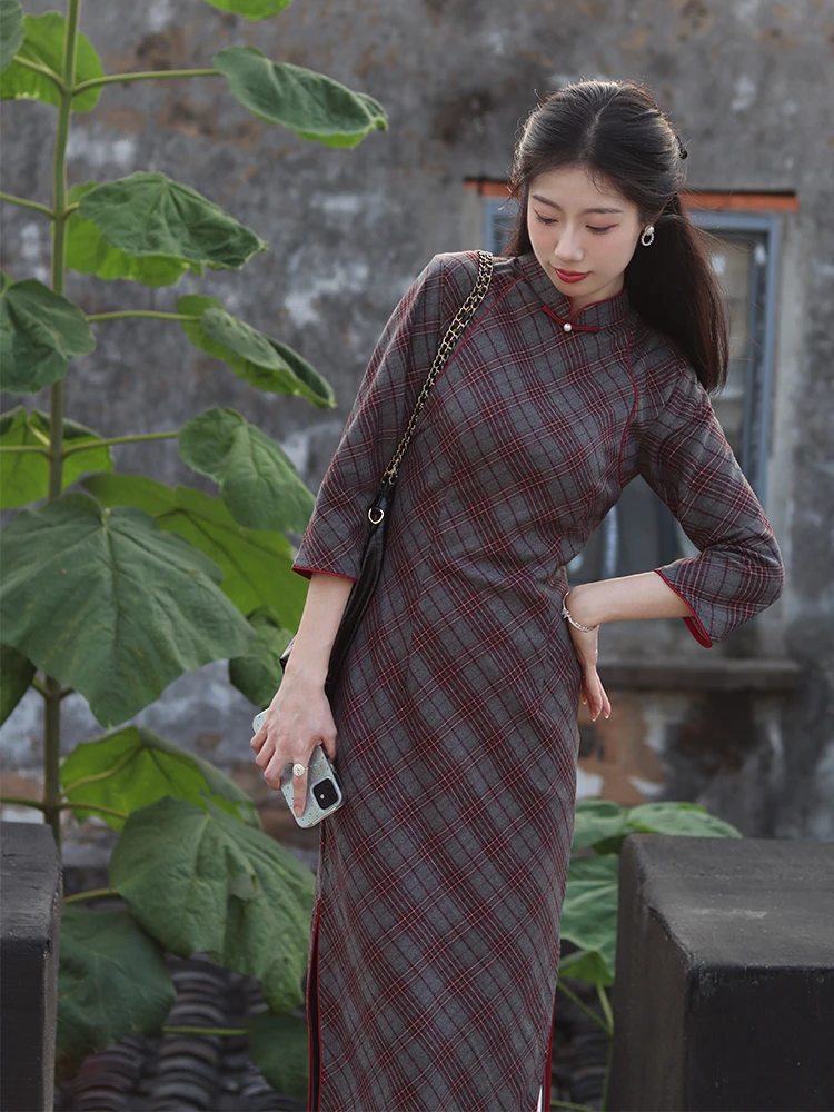 

Ele Young, китайский Sle Long Sve, новинка 202, весенний сезон, полиэфирное волокно с высоким разрезом Dr