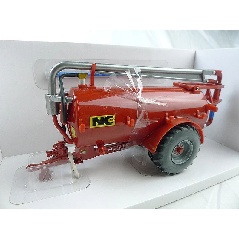 Diecast 1/32 Size Slurry Ferry Tanker Model Car Alloy Farm Tractor Model Collection Display Hobby Original Box