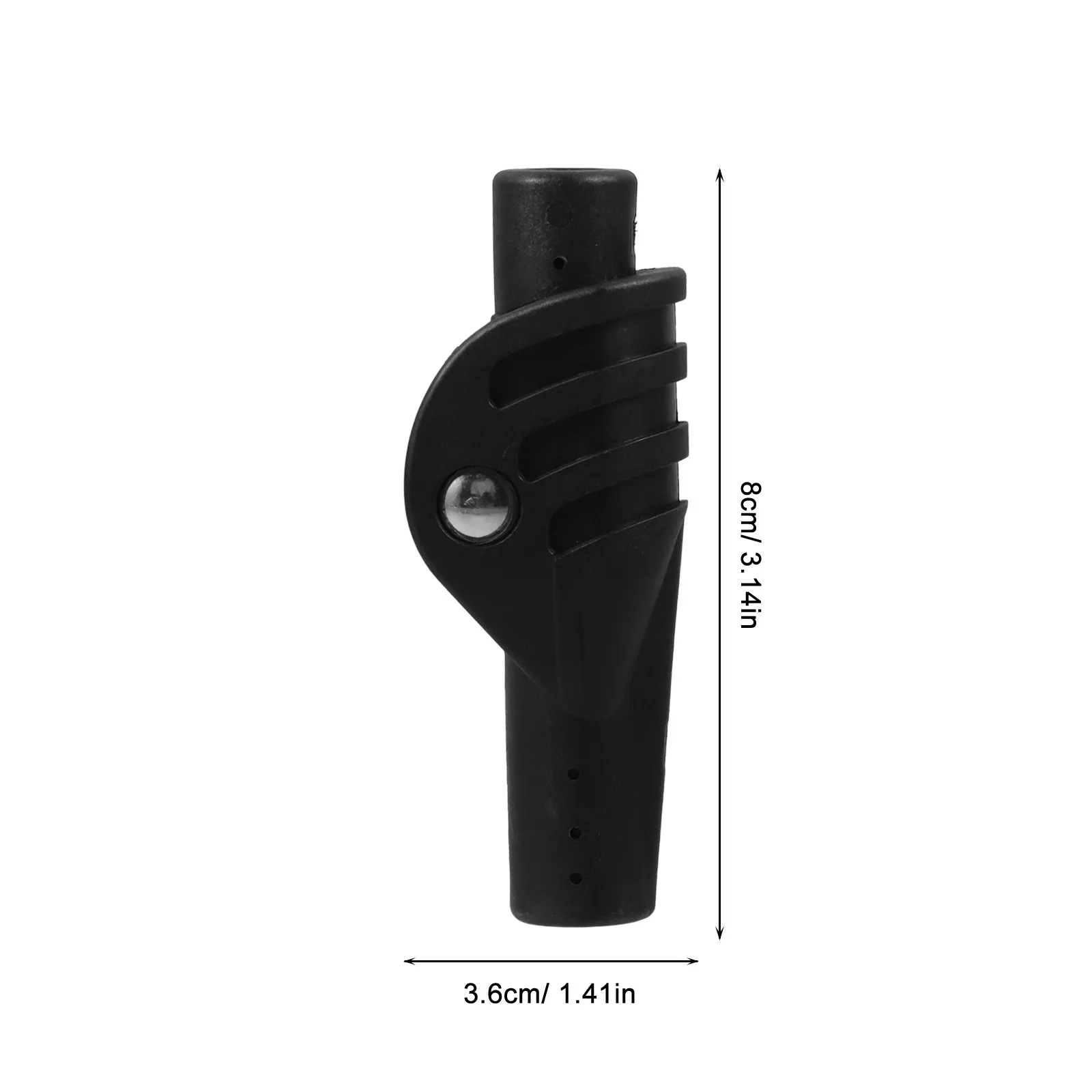 Professional Carbon Fiber Tent Pole Joint Replacement Support Rod Fitting with Anti Slip Groove Design for Tent Stability Wind