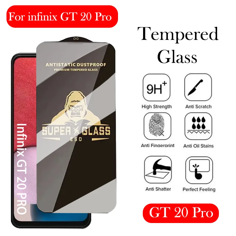 

Gorilla Tempered Glass For Infinix GT 20 PRO Screen Protector for INFINIX GT 20 Pro