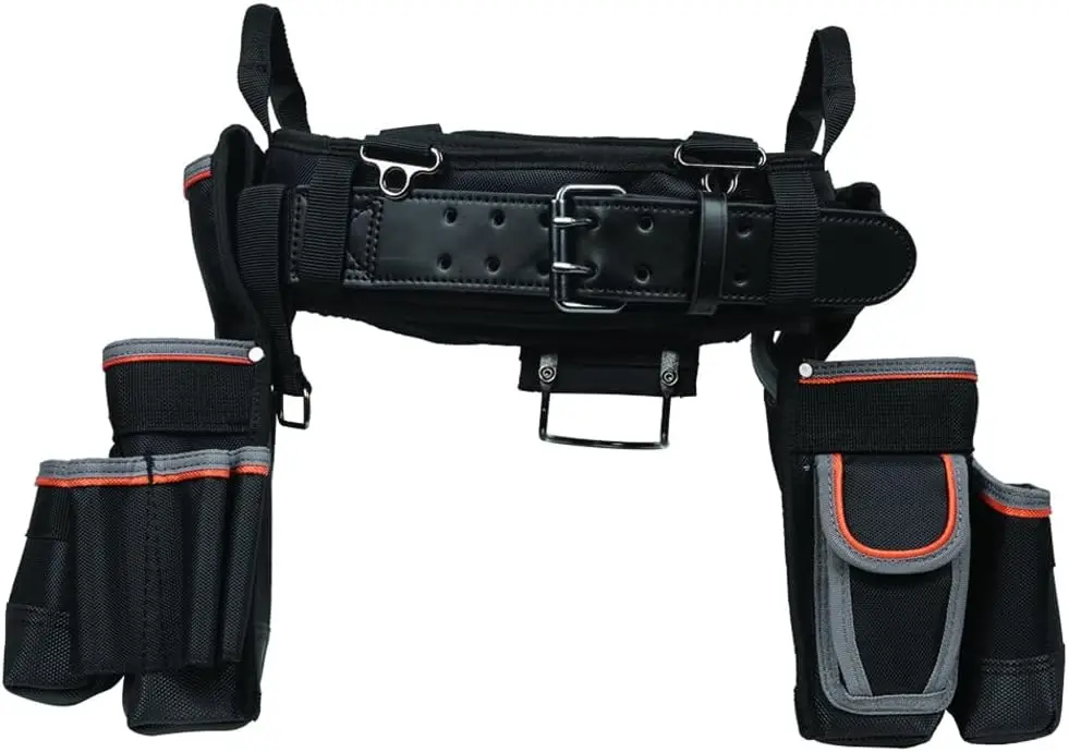 

55428 Комплект Tradesman Pro: Электрический пояс для инструментов с подкладкой и сумка для инструментов для длительного ношения, комфорта и долговечности, размер Large