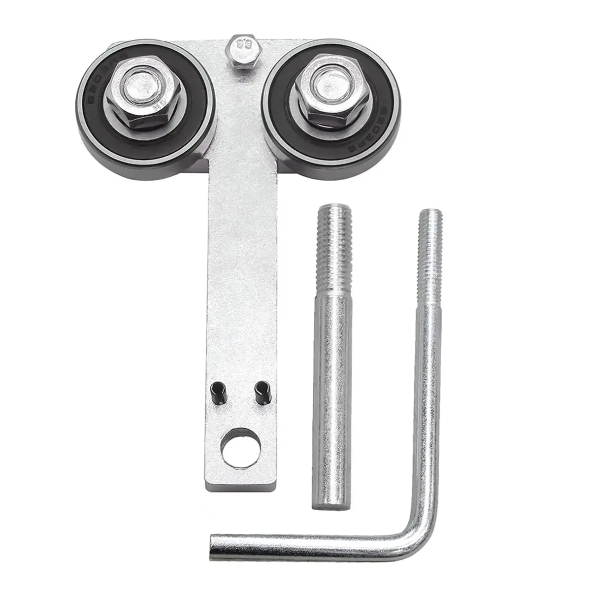 A1635P ~Chainsaw Bar Rail Closer Tool,Cast Iron Steel Chainsaw Bar Rail Tightening Repair Tool, Adjustable Chainsaw Accessories