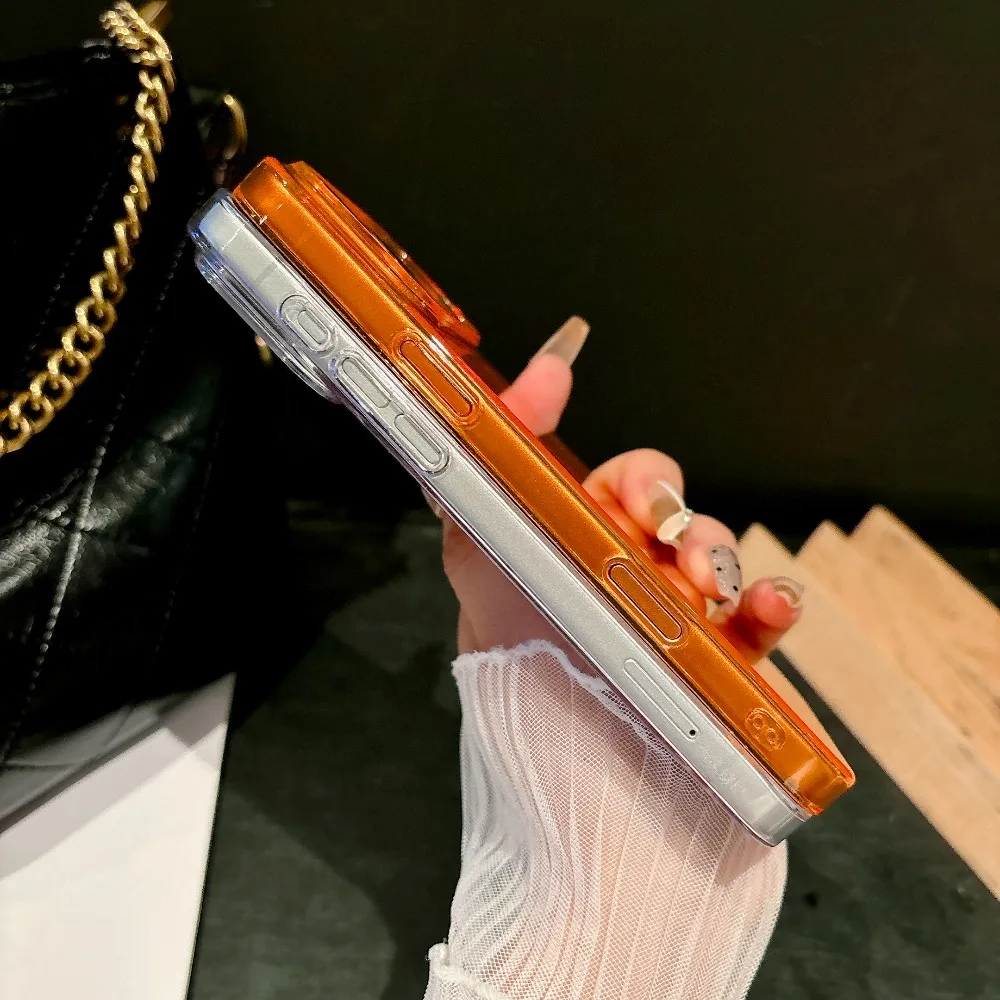 New Luxury Ultra-thin Transparent PC Phone Case For iPhone 17 Pro Max Air 17 Pro 16 15 14 13 Anti-fall Hard Clear Protect Cover