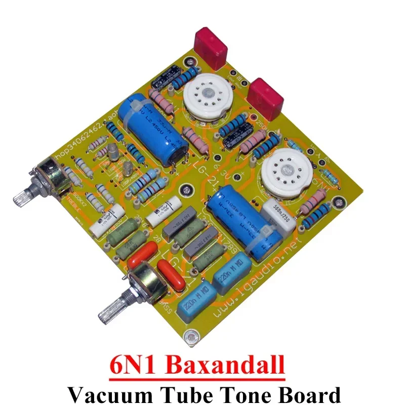 

6n1 Baxandall Vacuum Tube Tone Borad Low Distortion and Low Noise 36 Times Voltage Gain Preamplifier Board for Audio Amplifier