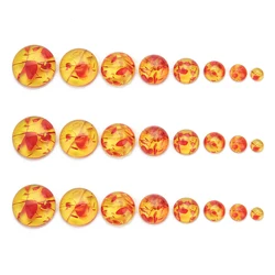 20pcs/lot Imitation Amber Resin Round Flatback Cabochon Half Round Bead For DIY Jewelry Making Necklace Earrings Rings