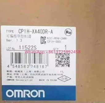 

Omron CP1H-XA40DR-A is brand new and original in stock.