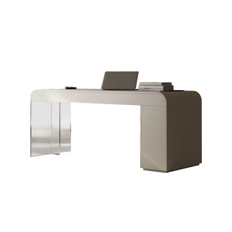 

Minimalist desk acrylic suspended household small apartment writing table