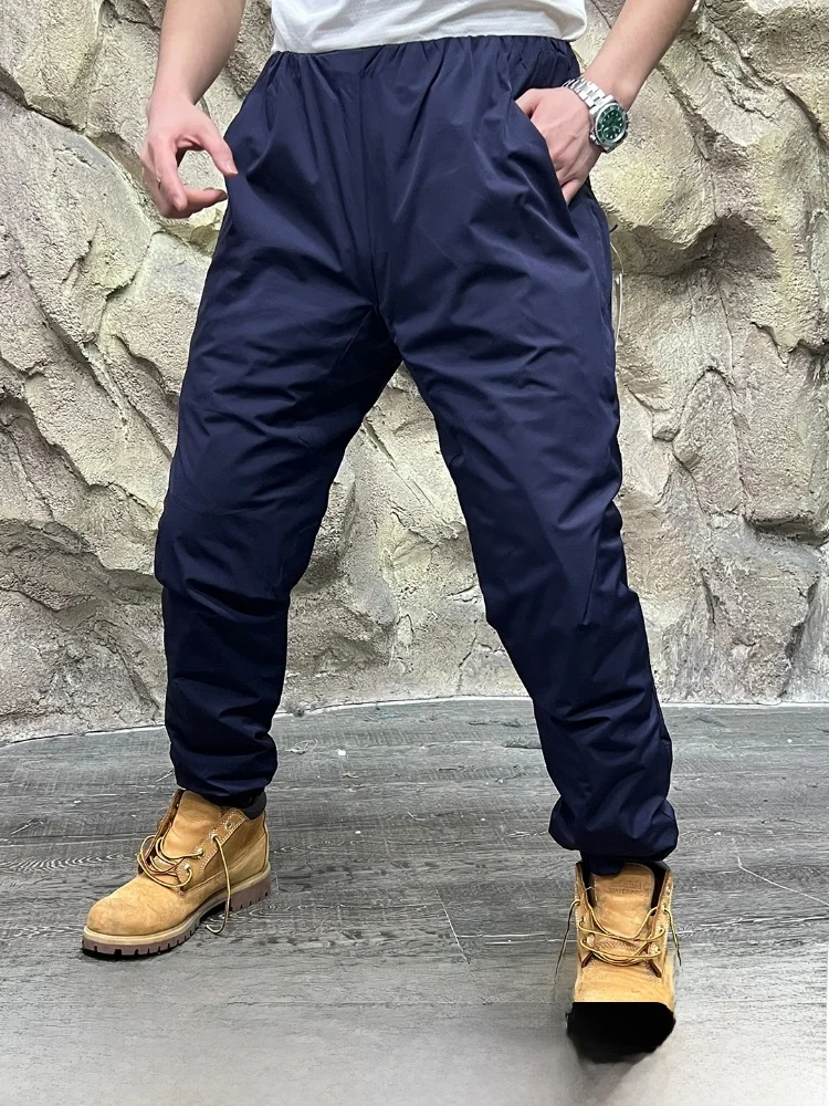 

High-End V Series Bird 3D Tailoring Waterproof Windproof Warm Cotton Pants Men Outdoor Winter Casual Straight Leg Trousers