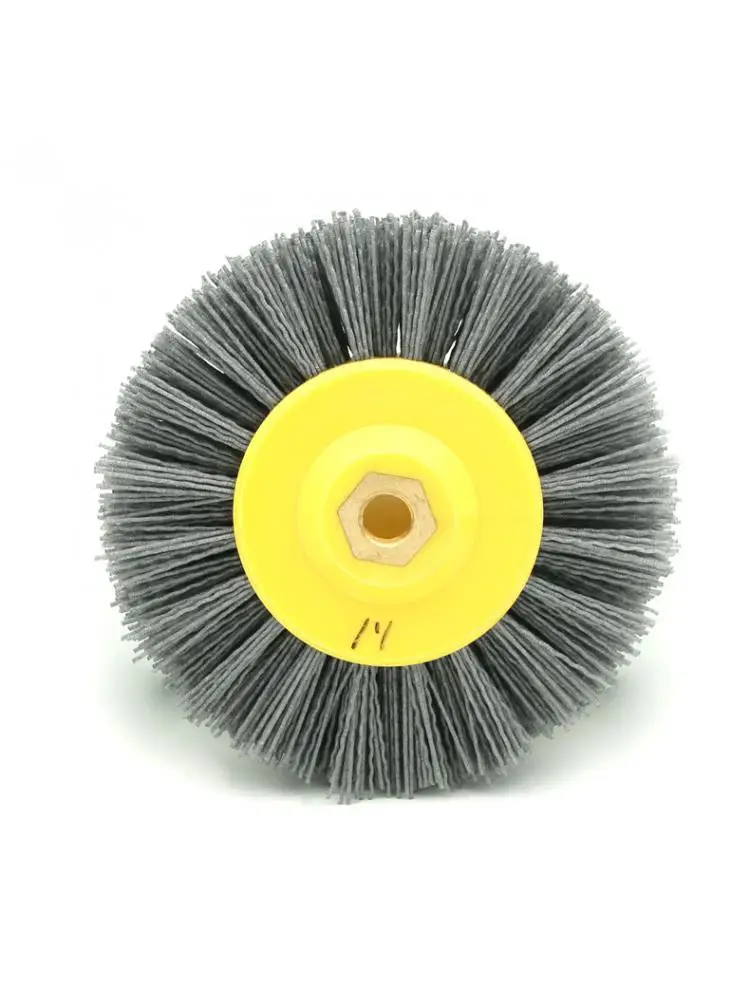 

Abrasive DuPont Alumina Wire Brush Head Deburring Buff wheel Polishing For Woodworking Machining