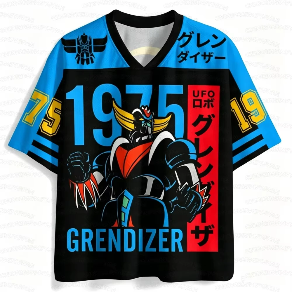 Neues Anime Mazinger Grendizer Trikot 2026 für Herren und Damen – Sommer-Fußballtrikot, lässiges Sport-T-Shirt, Oberteil – Detail 3
