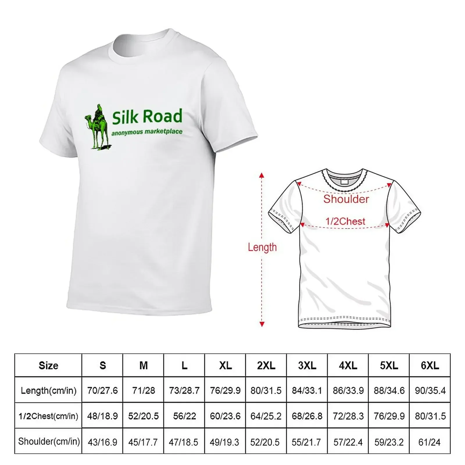 Silk Road Darknet Marketplace v1.0 T-Shirt Blouse shirts graphic tees summer clothes T-shirts for men cotton