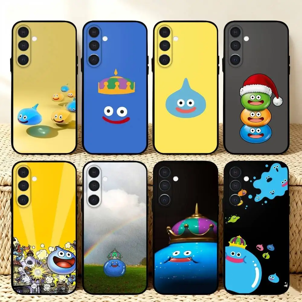 

Cute-Bouncy-D-Dragon S-slimes Phone Case For Samsung A73,A21s,A22,A31,A32,A52,A53,A71,A80,Soft Black Shell