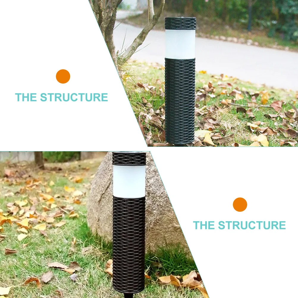 

Solar Powered Garden Stake Light PVC ABS Waterproof LED Warm Tone Outdoor Pathway Decorative L scape Lighting for Yard Lawn Auto