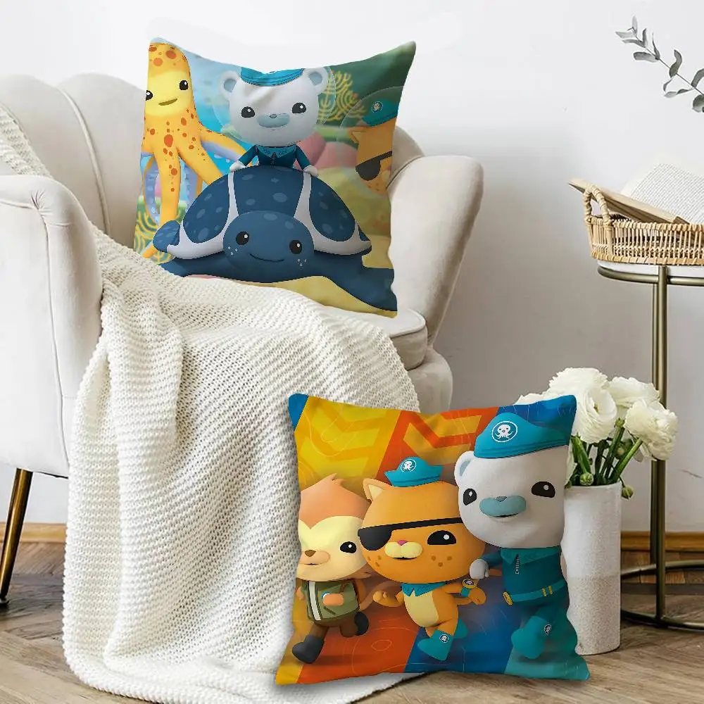 Cartoon The Octonauts Cushion Cover Polyester Sofa Cushions Decorative Throw Pillows Home Decoration Pillowcover