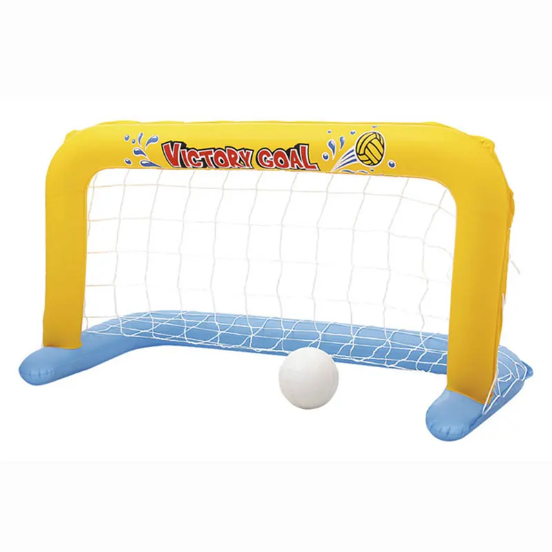 Juego de fútbol acuático para niños, flotador de piscina inflable, juego de agua de verano