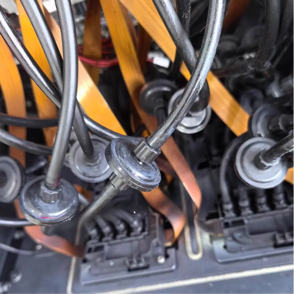 Filtro borboleta preto para impressoras – Cartucho de reposição para sistemas de jato de tinta e impressão UV