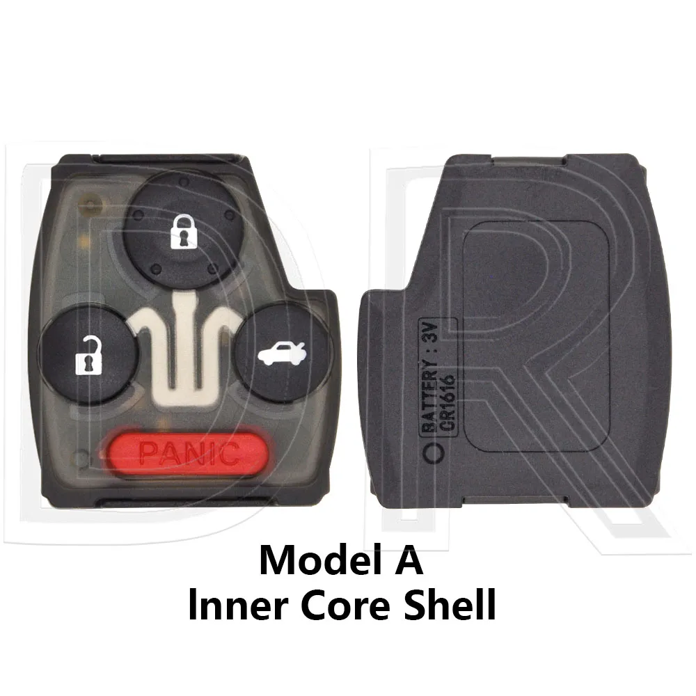 Gran carcasa de llave remota de coche con tapa modificada/estilo Original para Honda Civic Accord CRV CR-V Fit Odyssey Insight Pilot HRV Jazz