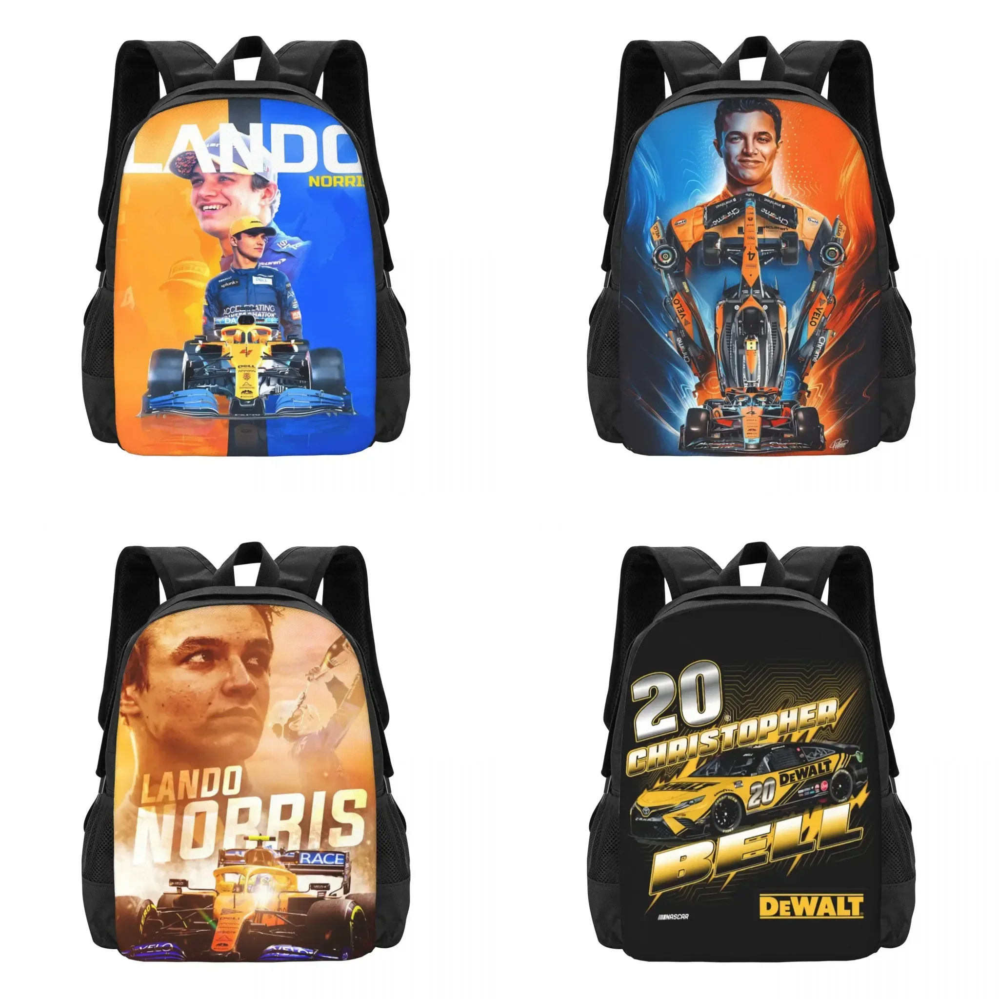 

Lando Norris 4 Travel Laptop Backpack, Business College School Computer Bag Gift for Men & Women