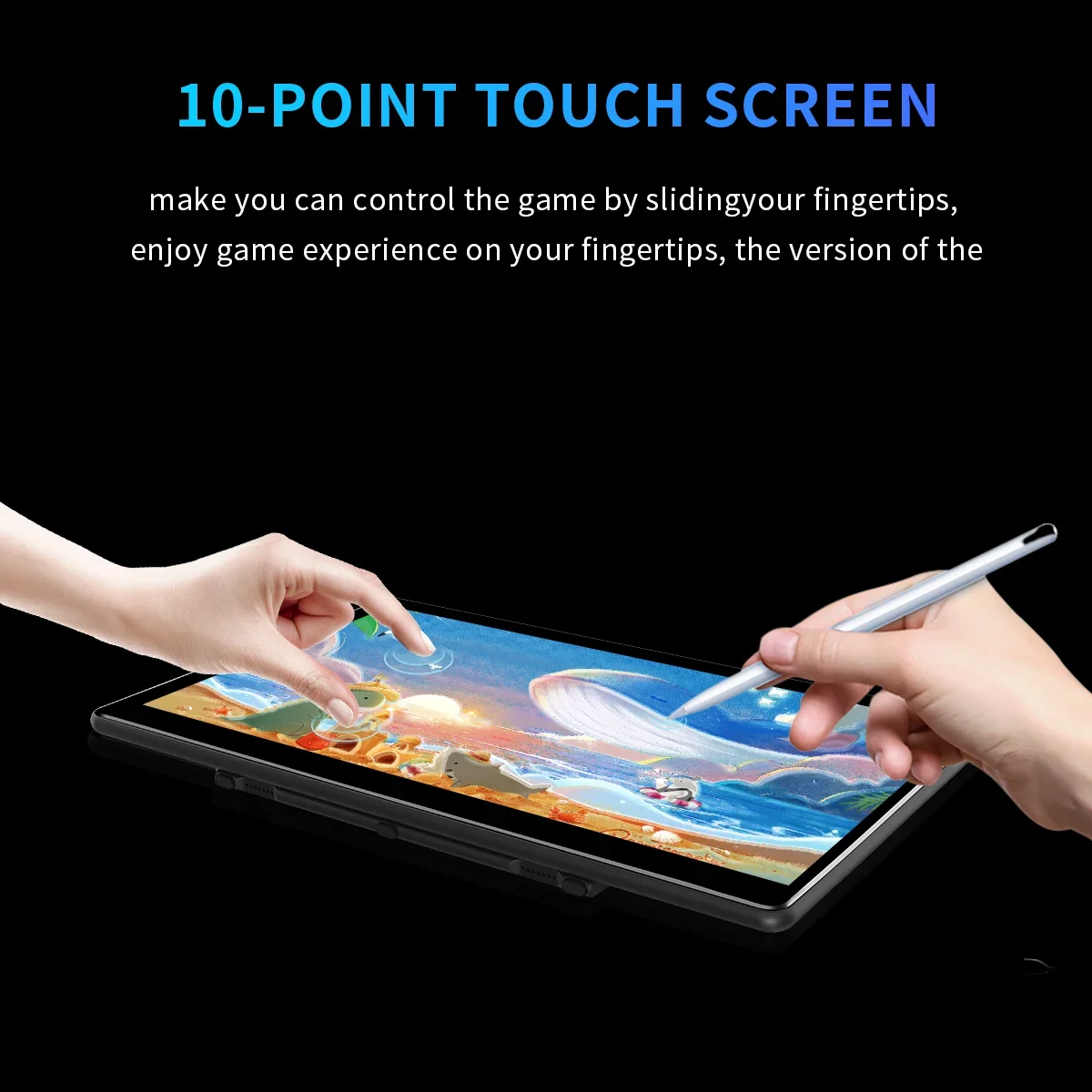 15.6 inch Touch Portable Monitor 4K FHD 3840*2160 for External Second Screen LCD Display for HDMI Type-C Xbox PS4 Switch Laptop