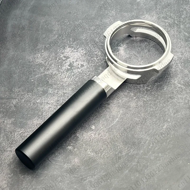 Stainless Steel Hollowed-out Bottomless Coffee Machine Handle Without Powder Bowl Coffee Machine Accessories
