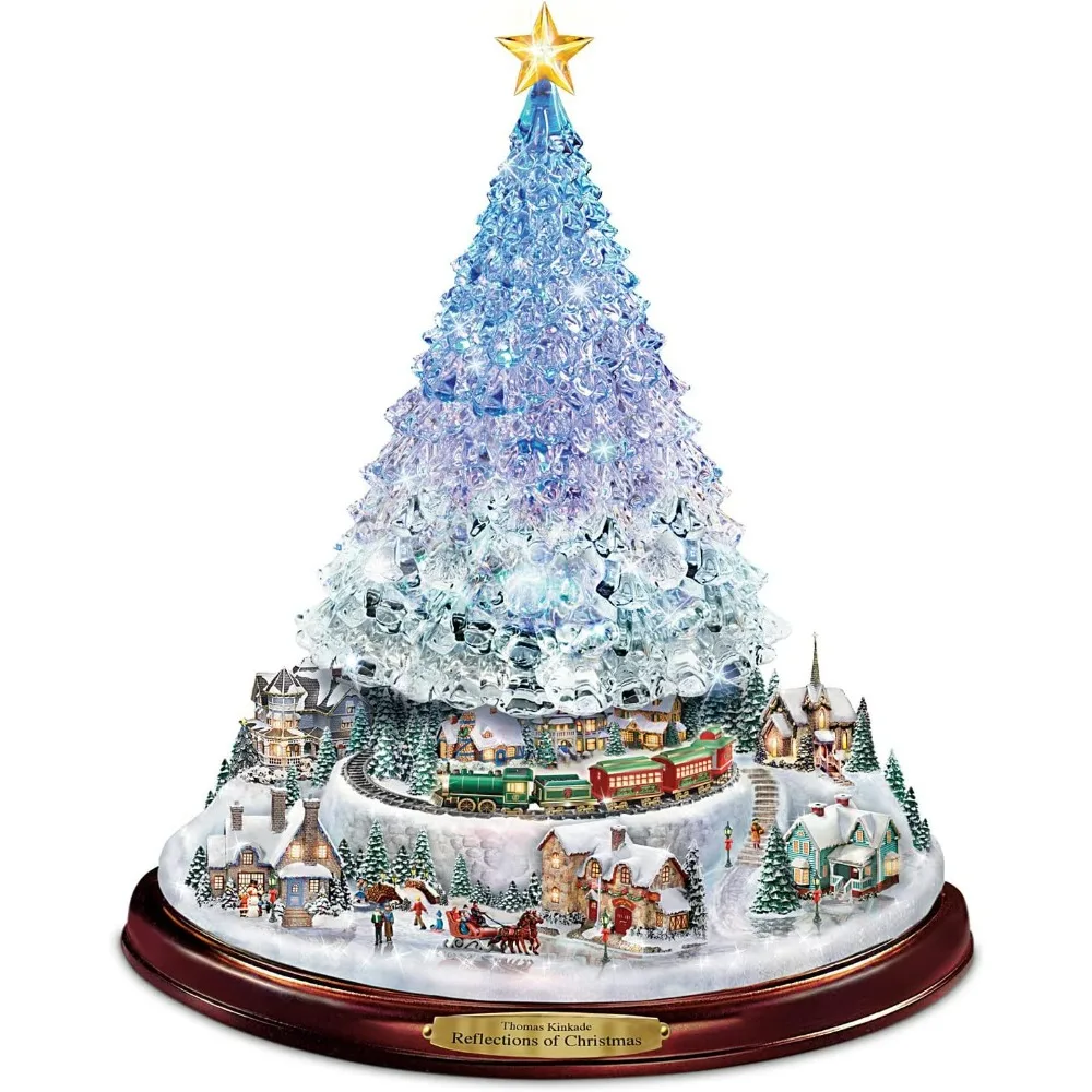 

Thomas Kinkade Reflections of Christmas Light Up Tabletop Tree