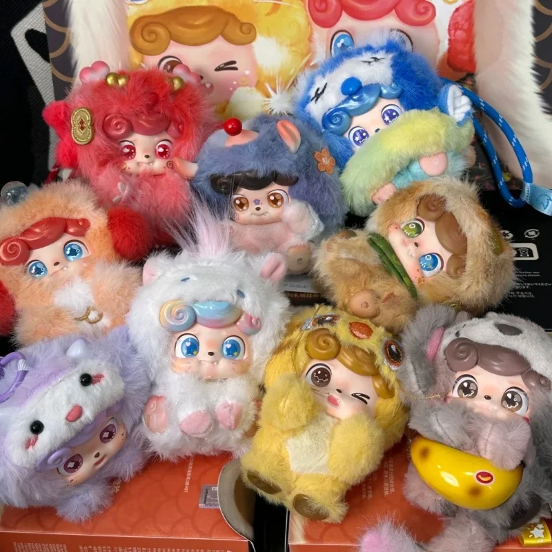 

New Genuine Q.Kid Good Fortune Series Blind Box Cute Doll Pendant Collection Desktop Ornament Fashion Trend Surprise Gift Toys