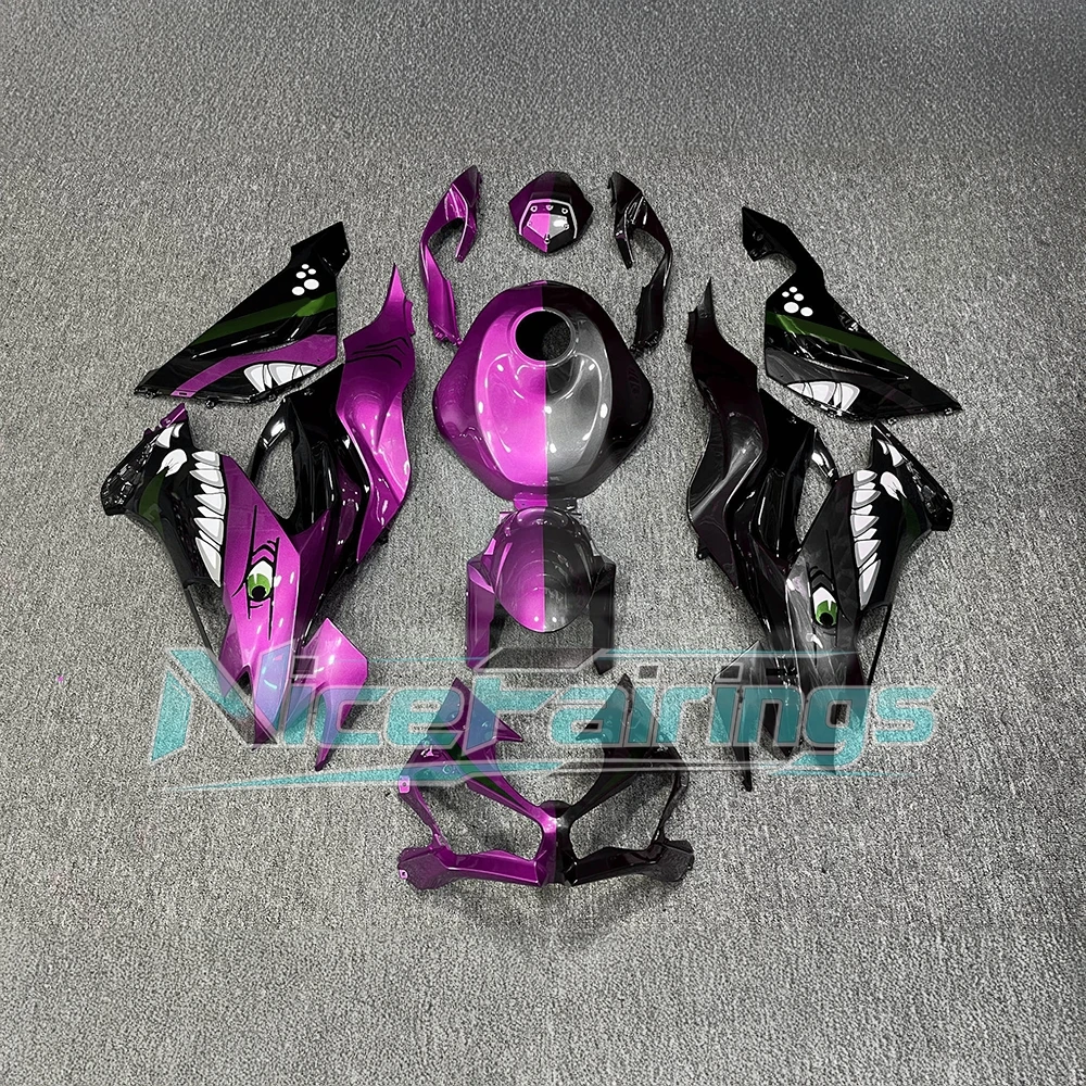 2019-2023 ZX6R Aftermarket Replacement Fairings for Kawasaki ZX 6R 19-23 Pre-Drilled Holes Fairing Set Plastic Kit
