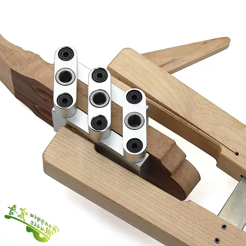 HUATOOL Classical Guitar Bridge Pin Hole Cutter Mold, String Knob Position Opening Die for Guitar Making & Luthier Repair Tools