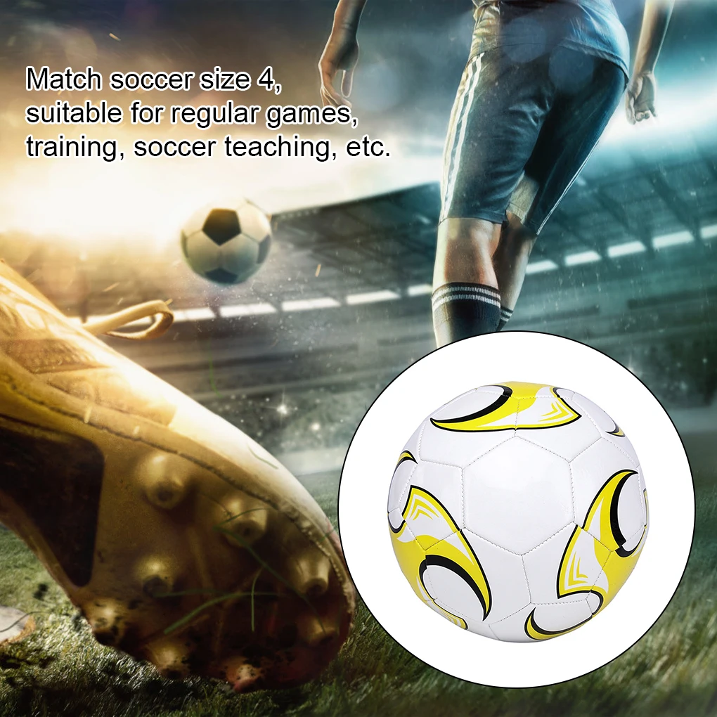 

Professional Size 4 Football Beginner Learner Match Sporting Soccer Practicing Balls Workout for Outdoor Training Ball