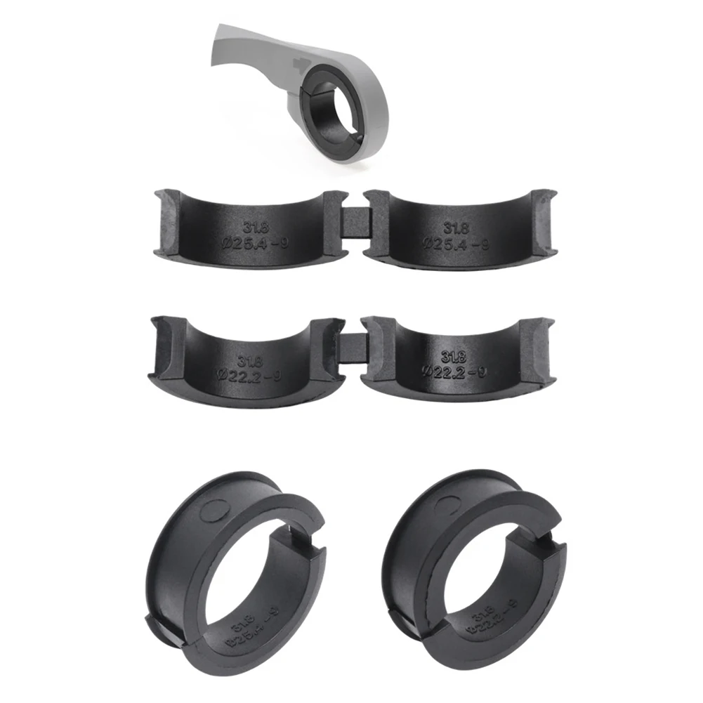 Bicycle Handlebar Silicone Gasket 31.8 To 25.4/22.2 Handlebar Gasket Handlebar Computer Frame Washer Adapter Bike Washer Parts