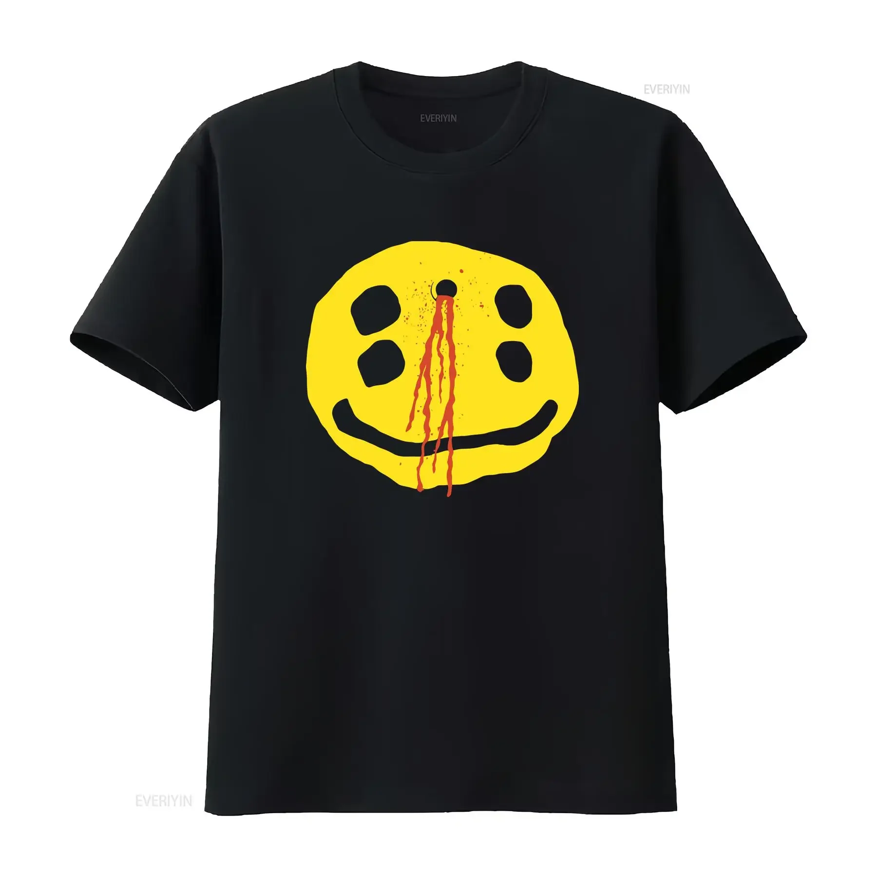 St Michael Size XXL SM YS1 0000 C01 Smile Print Vintage Processed T shirt Used vintage Washed Stylish streetwear Comfortable