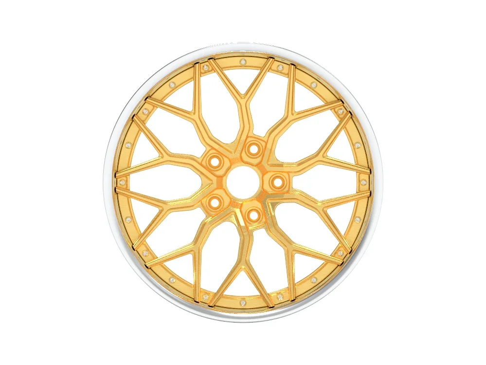 20 22 24 Inch 5X120 Forged Aluminum Chrome Golden Wheel 5x112 Car OEM Wheels Passenger Car Alloy Wheels Rims