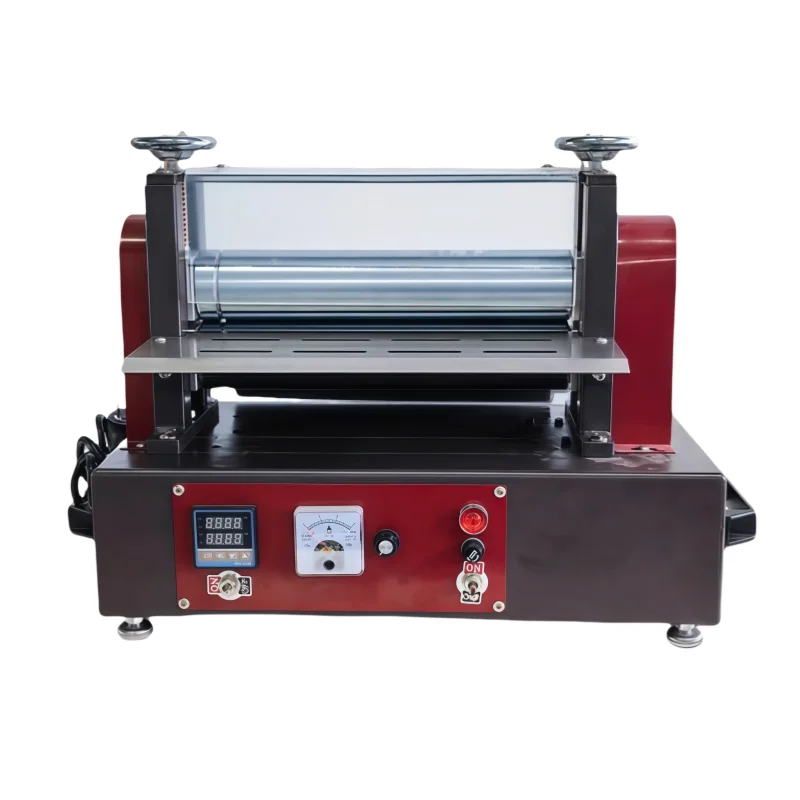 2025 Semi Automatic Model 30CM Auto Roller Fabric Folder Speed Regulation Temperature Control Belt Heater Textile