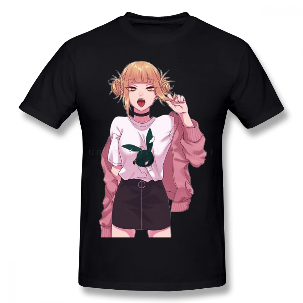 Crewneck Harajuku Sugoi Toga Himiko My Hero Academia Tee Shirt Anime Boku No Hero T Shirt