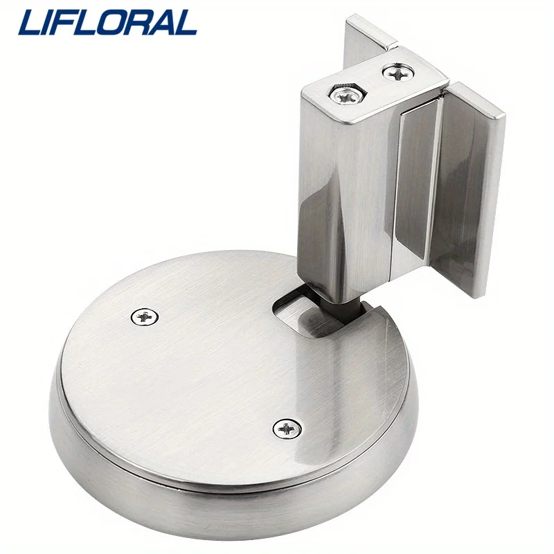 2pcs Solid Metal Mute No Punch Duty Magnetic Door Stopper Mechanical Stop Adjustable Door Holder Non-punch Sticker Door Sucker