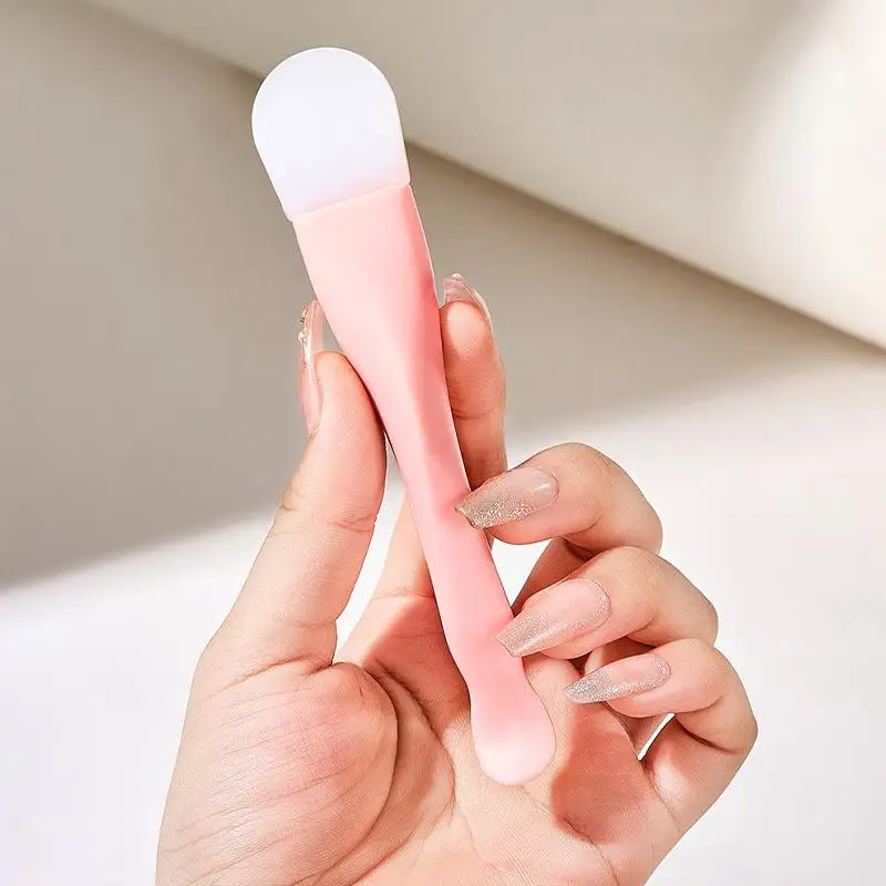 【M】1/2/3Pcs Dual Ended Silicone Mask Brush - Face Cleaning Scraper Reusable Mud Applicator Beauty Tools for Women Daily Use view 3