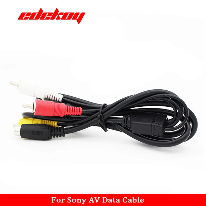 Sony camer VMC-30FS AV Cable 10-Pin DV Connector to 3RCA S-Video Sony DCR Handycam Camcorder Digital Camera VMC-15FS A/V Line