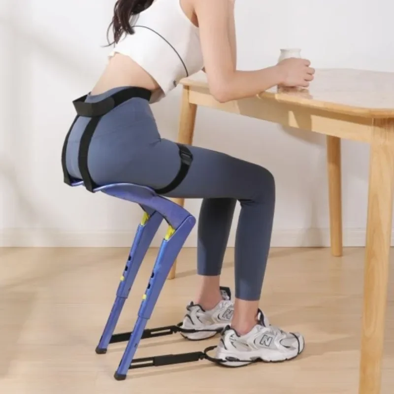 

Wearable Exoskeleton Legs Sports Seat,Black Technology High Strength Nylon Chairs Suitable for Standing Office Load-bearing150kg