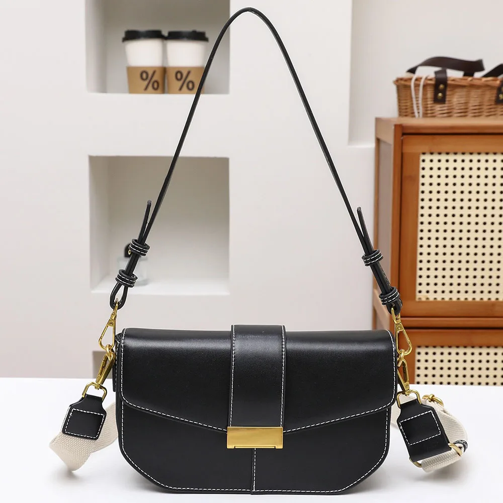 

New Solid Color PU Leather Crossbody Bag Minimalist Boston Bag Casual Style Daily Fashion Single Shoulder Bags For Women