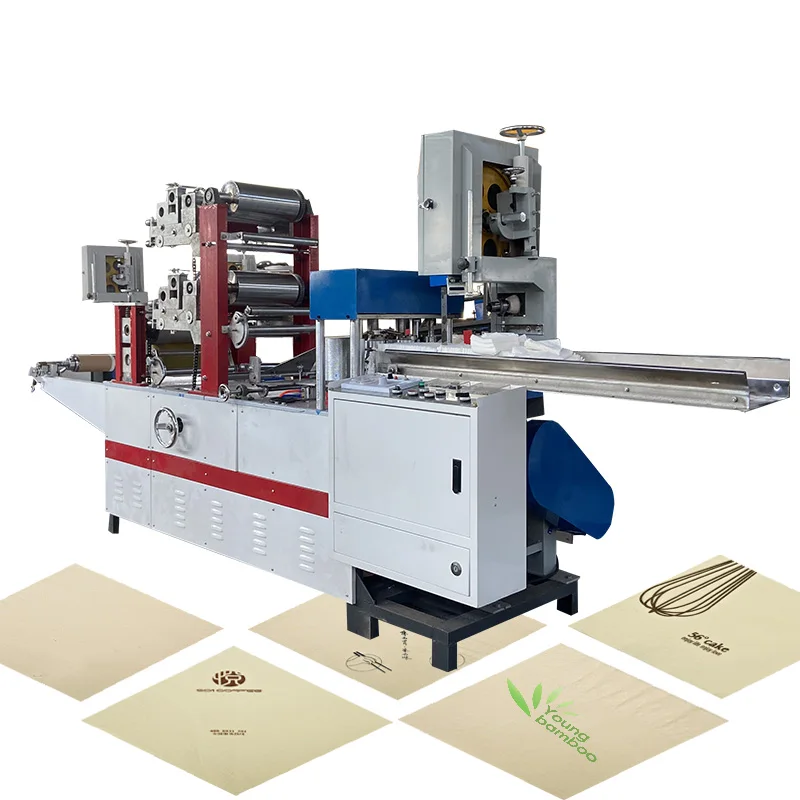 Z Fold Napkin Paper Making Machine Fully Automic Embossing Paper Napkin Making Tissue Paper Folding Machine