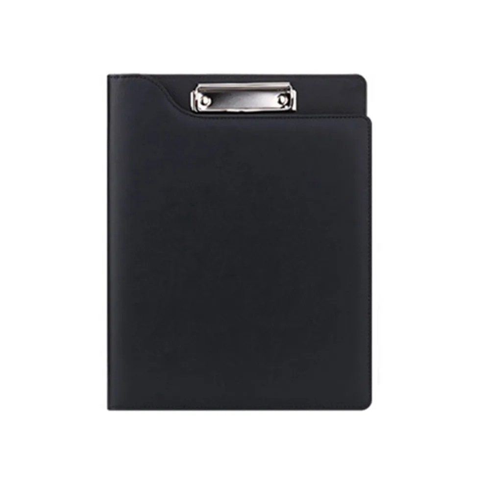 with-cover-a4-file-folder-clipboard-with-pen-holder-waterproof-pu-leather-writing-clip-non-slip-metal-board-clip