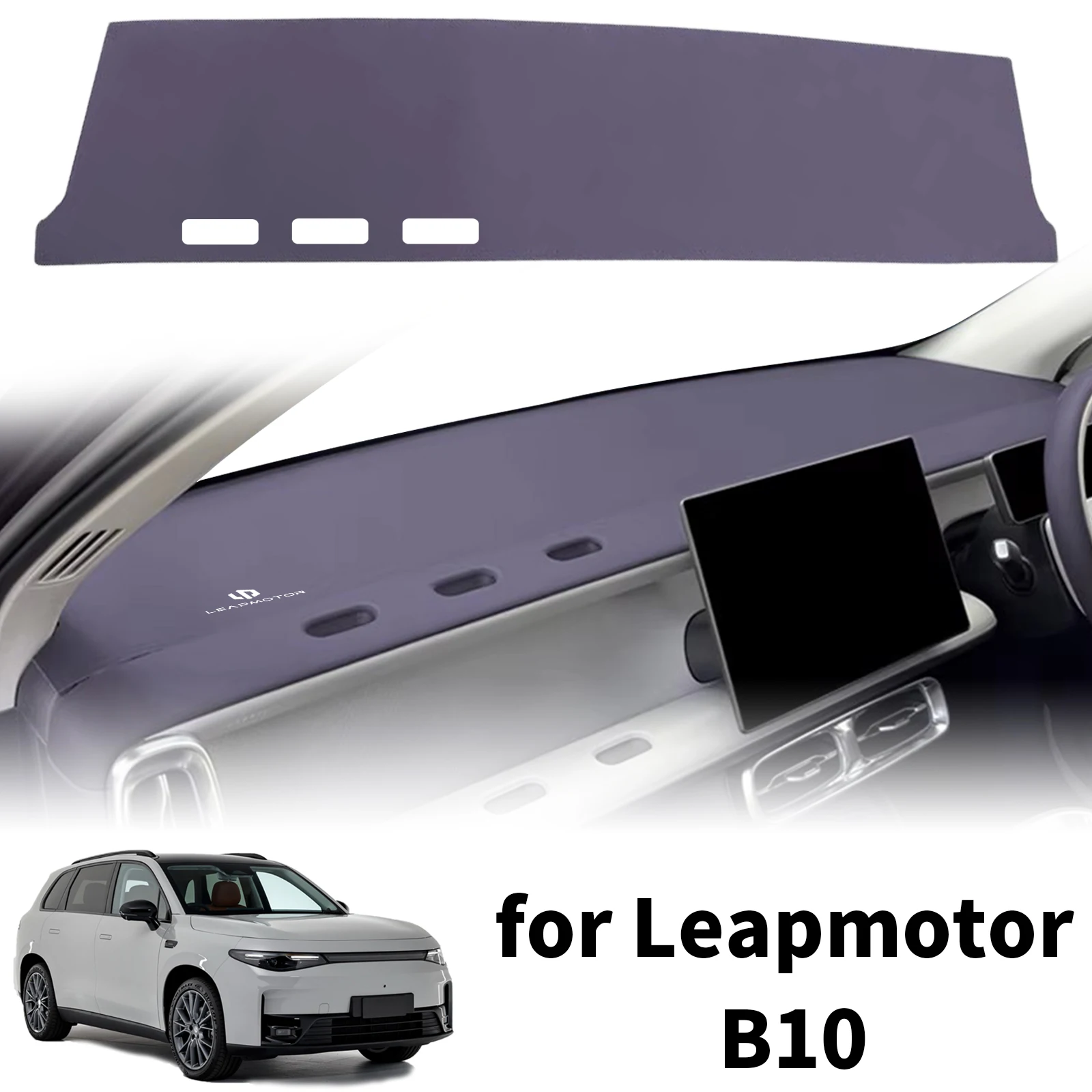 

Антибликовый коврик для приборной панели Leapmotor B10, изготовленный на заказ, солнцезащитный, противоскользящий, защитный коврик-накладка, аксессуары