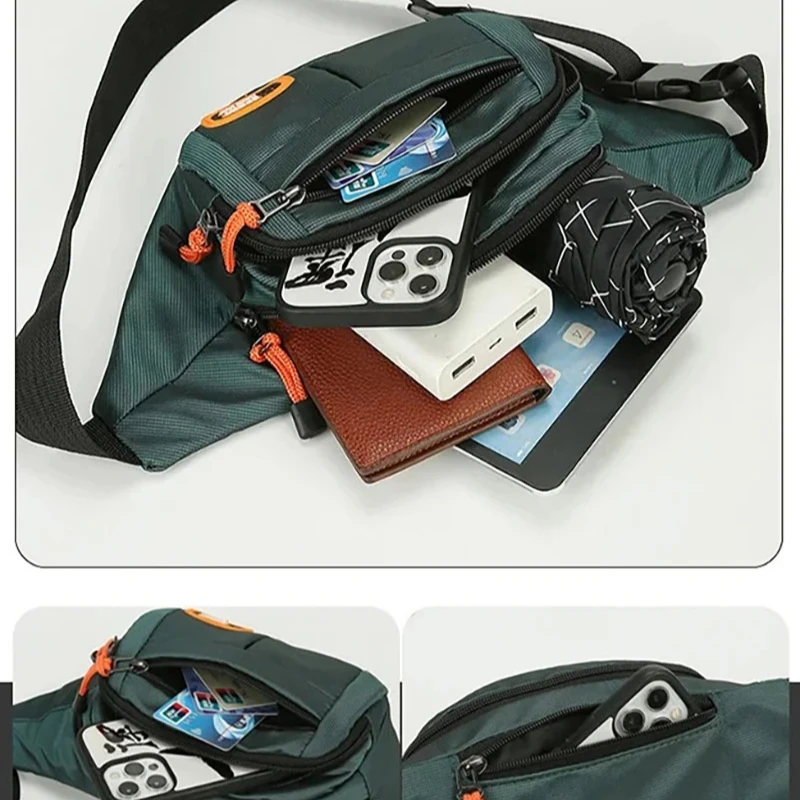 Mobile Waist Bag for Both Men and Women Multifunctional Large Capacity Anti Splash Business Wear-resistant Construction Site