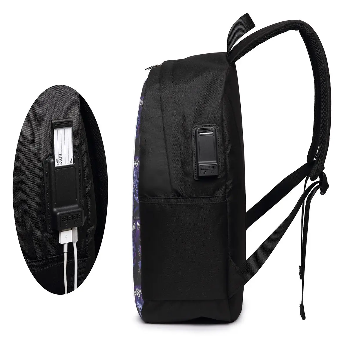 Motionless In White Backpack Travel Notebook Bag Computer College Student School Bag Laptop Shoulder Bags for Men Women view 4