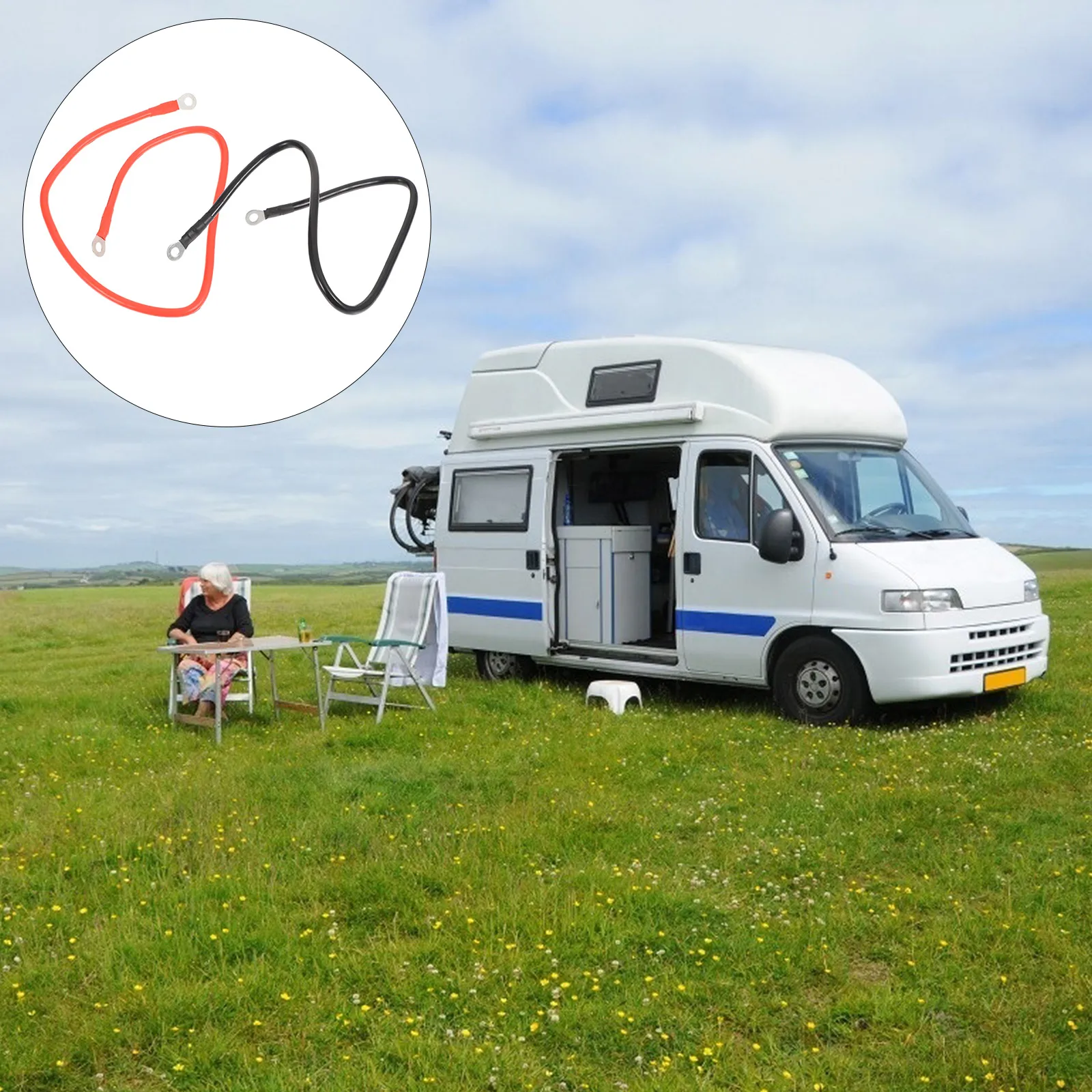 

Cable Copper Power Cable For Car Truck Rv Solar Inverter Durable Electrical Wire For Vehicles Trucks