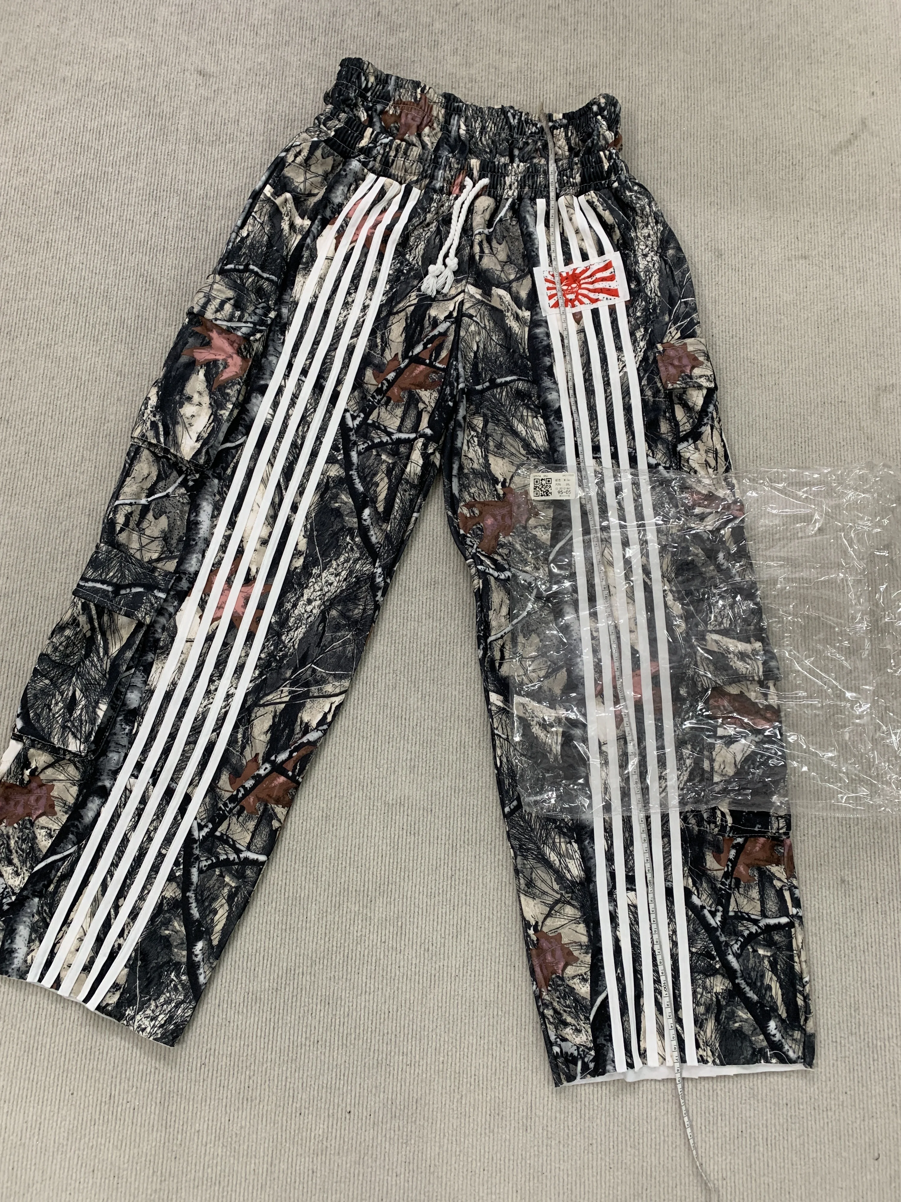 النمط الحضري الحديث المطرزة المزدوج الخصر التعادل مستقيم الساق السراويل للرجال ملابس رياضية غير رسمية السراويل الطويلة