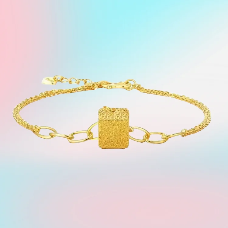 

new 9999 real gold 24K yellow gold No matter Bracelet Necklace
