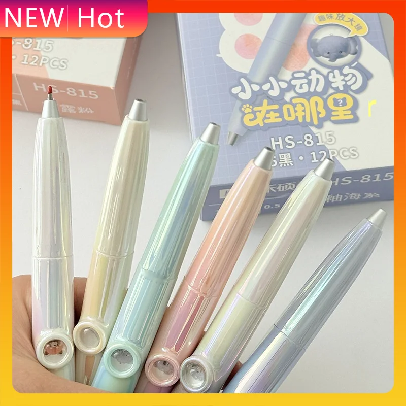 

Высокий внешний вид, милый низкий центр гравитации, нейтральная ручка, быстросохнущая, гладкая, 0,5, черная ручка, студенческая экзаменационная ручка, канцелярские принадлежности, подарок